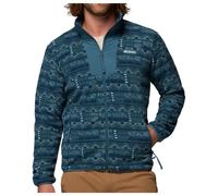 Columbia Men's Sequoia Grove Printed Full Zip, Full Zip Fleece Jacket, Everblue Horizons, XXL