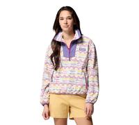 Columbia Sequoia Grove Printed Half Zip fleece White Violet Women - M