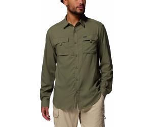 Columbia - Shirt with sun protection and moisture wicking - Silver Ridge Utility II LS Shirt Stone Green for Men in Recycled Polyester - Size S Green S