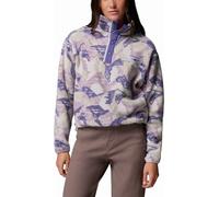 Columbia - Short-cut fleece with half-press-stud collar - Helvetia II Printed Cropped Half Snap Lavender Pearl Sunscape for Women - Size M - Purple Purple M