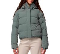 Columbia - Short natural down jacket - Women - Amaze Puff Hooded Jacket - Amaze Puff Hooded Jacket Sedona Sage for Women - Size M - Grey Grey M