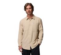 Columbia - Technical shirt with sun protection and moisture wicking - Silver Ridge Utility II LS Shirt Ancient Fossil for Men in Recycled Polyester - Size XL - Beige Beige XL