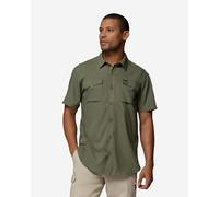 Columbia Silver Ridge Utility II Short Sleeve Shirt Olive Green - S