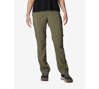 Columbia Silver Ridge Utility Regular Convertible Trousers Forest Green Women - 14