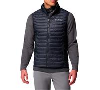 Columbia Men's Powder Pass Hybrid Vest, Puffer Vest Body Warmer, Black, XL