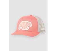 Columbia - Snap Back Cap - Hot Coral Dark Stone Bear Swirl Size O/S - Children