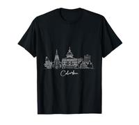 Columbia South Carolina Skyline US Travel Souvenirs T-Shirt