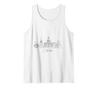 Columbia South Carolina Skyline US Travel Souvenirs Tank Top