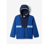 Columbia Spire Valley Windbreaker hooded Jacket Blue Kids - S