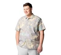 Columbia Sportswear Men's Trollers Best Short Sleeve Shirt, Lemon Wash Tarpon Trek, Medium