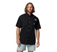 Columbia Standard Men’s Bonehead Short-Sleeve Work Shirt, Comfortable and Breathable, Black, Small
