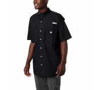 Columbia Standard Men’s Bonehead Short-Sleeve Work Shirt, Comfortable and Breathable, Black, X-Large, Black, XL