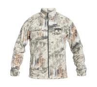 Columbia Men's Steens Mountain Printed Jacket, Full Zip Fleece Jacket, City Grey Deschutestrees, M