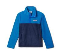 Columbia Steens Mtn 2 1/4 Snap Fleece Pull-Over Youth Unisex Fleece Pull Over, Colour Collegiate Navy/Bright Indigo, Size M