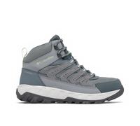 Columbia Women's Strata Trail Mid WP, Mid Rise Trekking and Hiking Boots, Titanium Grey Steel/Sage Leaf, 5 Regular