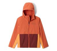 Columbia Tabor Trail Windbreaker hooded Jacket orange Kids - L