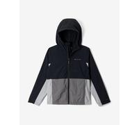 Columbia Tabor Trail Windbreaker hooded Jacket Black Kids - XS