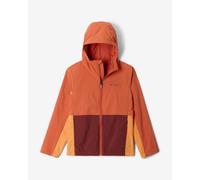 Columbia Tabor Trail Windbreaker hooded Jacket orange Kids - S