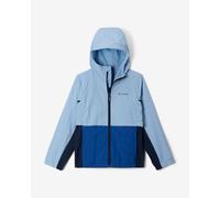 Columbia Tabor Trail Windbreaker hooded Jacket Sky Blue Kids - XL