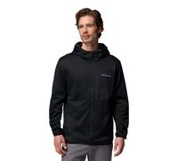 Columbia Mens Tall Heights Hooded Grid Fleece Full Zip - Black, Size S-XXL