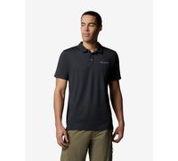 Columbia Tech Trail Utility Short Sleeve Polo Shirt Black - S