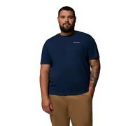 Columbia Men's Thistletown Hills Short Sleeve Hiking Shirt, Collegiate Navy Heather, 3X