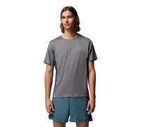 Columbia Three Pitch Ss Crew Polyester Men's Grey Activewear t-Shirts XL