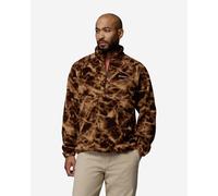 Columbia Timber Crest MTR printed half zip fleece dark brown beige - S