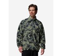 Columbia Timber Crest MTR printed half zip fleece olive green black - XL