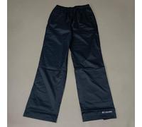 COLUMBIA Trail Adventure Rain Hiking Pants Unisex Youth Sz L Black RY8036-010