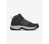 Columbia Women's Transverse Hike Waterproof, Waterproof Mid Rise Trekking and Hiking Boots, Black/Sage Leaf, 3.5