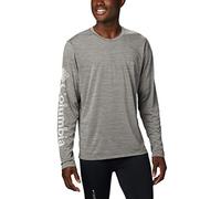 Columbia Trinity Trail II Long Sleeve Men's Longsleeve - City Grey, Whit, Small
