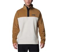 Columbia - Two-coloured Fleeces - Steens Mountain Half Snap II Dark Stone Delta Black for Men - Size L - Brown Brown