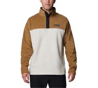 Columbia - Two-coloured Fleeces - Steens Mountain Half Snap II Dark Stone Delta Black for Men - Size M - Brown Brown