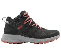 Columbia UK 5 Women's Peakfreak II Mid Outdry Dark Grey/Dark Coral Hiking Boots