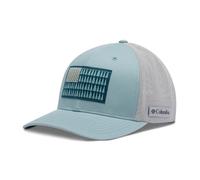 Columbia Unisex Adult PFG Logo Mesh Ball Cap, Crushed Blue, L