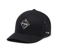 Columbia Unisex Adult PHG Antlers Mesh Ball Cap Baseball Cap, Black/Delta Hunter Diamond, M