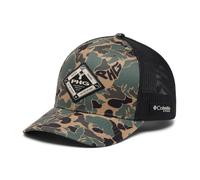 Columbia Unisex's Antlers Mesh Ball Cap, Sahara Duck Camo/PHG Tested Tough, S-M