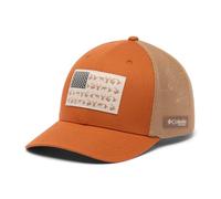 Columbia Unisex Adult PHG Game Flag Mesh Ball Cap, Cedar/Hunting Flag, M