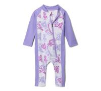 Columbia Unisex Baby Sandy Shores II Sunsuit, Snowdrift Marker Made/Paisley Purple, 3/6, Snowdrift Marker Made/Paisley Purple, 3-6