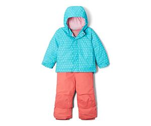 Columbia Unisex Kids Buga Set, Snowsuit Ski Jacket and Pants Set, Geyser Snowdaze, Size XS