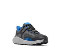 Columbia Unisex Kids Kids Konos Low Low Rise Hiking Shoes, Grey (Y Dark Grey x Vivid Blue), 3.5 UK