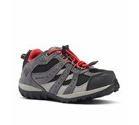 Columbia Unisex Kids Kids Redmond WP waterproof low rise hiking shoes, Black (C Black x Flame), 8 UK