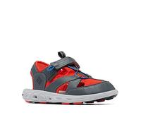 Columbia Unisex Kids Kids Techsun Wave sports sandals, Grey (Y Dark Grey x Spicy), 3.5 UK