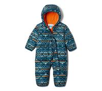 Columbia Unisex Kids Snuggly Bunny Bunting, Snowsuit Romper, Night Wave Checkered Peaks, Size 3/6