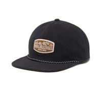 Columbia Unisex Packsaddle Corduroy Snap Back, Snap Back Cap, Black, Chenille Patch, O/S