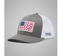 Columbia Unisex PFG Mesh Snap BackÂ™ Fish Flag Baseball caps, Titanium, White, One Size UK