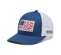 Columbia Unisex PFG Fish Flag Mesh Ball Cap | Breathable, Mesh Back Ventilation, Classic Fit
