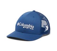 Columbia Unisex PFG Logo Mesh Snap Back, Snap Back Cap, Carbon, One Size