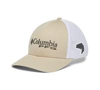 Columbia Unisex Pfg Mesh Ball Cap, Fossil, Grill, White, Bass, Large/X-Large